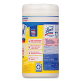 LYSOL® Brand Disinfecting Wipes, 7 X 7.25, Lemon And Lime Blossom, 80 Wipes-canister freeshipping - TVN Wholesale