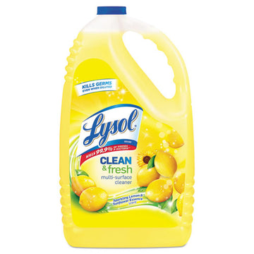 LYSOL® Brand Clean And Fresh Multi-surface Cleaner, Sparkling Lemon And Sunflower Essence, 144 Oz Bottle freeshipping - TVN Wholesale
