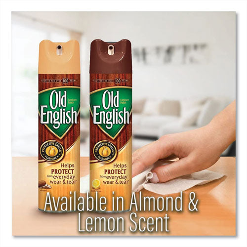 OLD ENGLISH® Furniture Polish, Almond Scent, 12.5 Oz Aerosol Spray, 12-carton freeshipping - TVN Wholesale