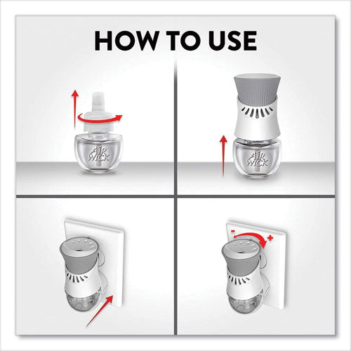 Air Wick® Scented Oil Warmer, 1.75" X 2.69" X 3.63", White-gray, 6-carton freeshipping - TVN Wholesale