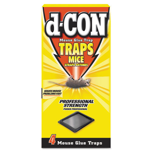 d-CON® Mouse Glue Trap, Plastic, 4 Traps-box, 12 Boxes-carton freeshipping - TVN Wholesale