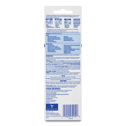 LYSOL® Brand Disinfectant Spray To Go, Crisp Linen, 1 Oz Aerosol Spray, 12-carton freeshipping - TVN Wholesale