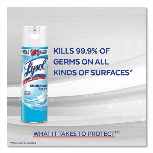 LYSOL® Brand Disinfectant Spray, Crisp Linen Scent, 19 Oz Aerosol Spray freeshipping - TVN Wholesale