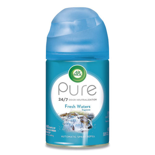 Air Wick® Freshmatic Ultra Automatic Spray Refill, Fresh Waters, 5.89 Oz Aerosol Spray, 6-carton freeshipping - TVN Wholesale