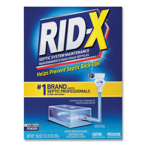 RID-X® Septic System Treatment Concentrated Powder, 19.6 Oz, 6-carton freeshipping - TVN Wholesale