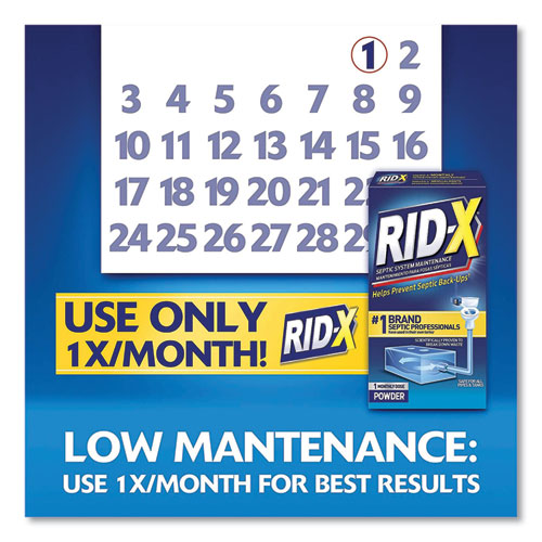 RID-X® Septic System Treatment Concentrated Powder, 19.6 Oz, 6-carton freeshipping - TVN Wholesale