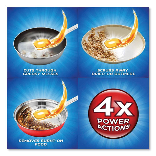 FINISH® Dish Detergent Gelpacs, Orange Scent, Box Of 32 Gelpacs, 8 Boxes-carton freeshipping - TVN Wholesale