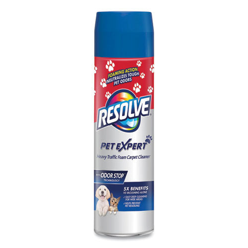 RESOLVE® Pet High Traffic Foam Carpet And Upholstery Cleaner, 22 Oz Aerosol Spray freeshipping - TVN Wholesale