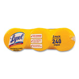 LYSOL® Brand Disinfecting Wipes, 7 X 7.25, Lemon And Lime Blossom, 80 Wipes-canister, 3 Canisters-pack freeshipping - TVN Wholesale