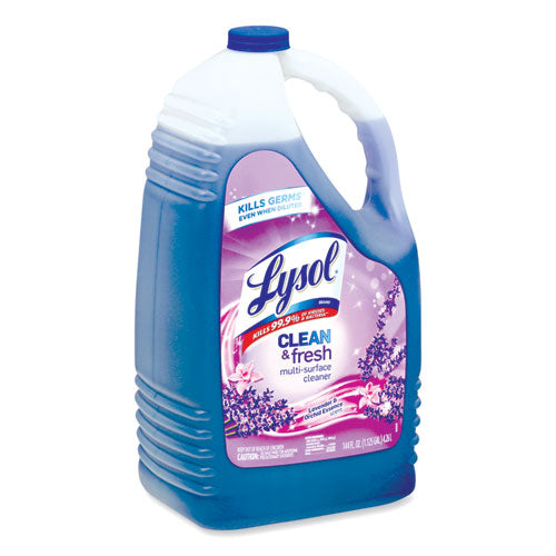 LYSOL® Brand Clean And Fresh Multi-surface Cleaner, Lavender And Orchid Essence, 144 Oz Bottle, 4-carton freeshipping - TVN Wholesale