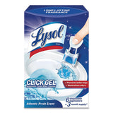LYSOL® Brand Click Gel Automatic Toilet Bowl Cleaner, Ocean Fresh, 6-box, 4 Boxes-carton freeshipping - TVN Wholesale
