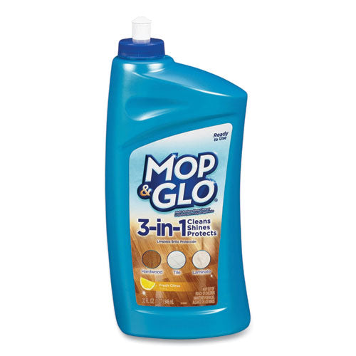 MOP & GLO® Triple Action Floor Cleaner, Fresh Citrus Scent, 32 Oz Bottle freeshipping - TVN Wholesale