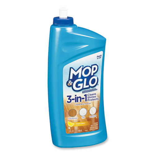 MOP & GLO® Triple Action Floor Cleaner, Fresh Citrus Scent, 32 Oz Bottle freeshipping - TVN Wholesale