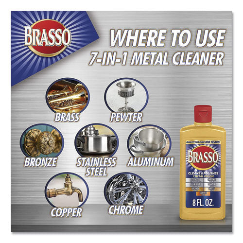 BRASSO® Metal Surface Polish, 8 Oz Bottle freeshipping - TVN Wholesale