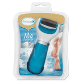 Pedi Perfect Electronic Foot File, Blue-white