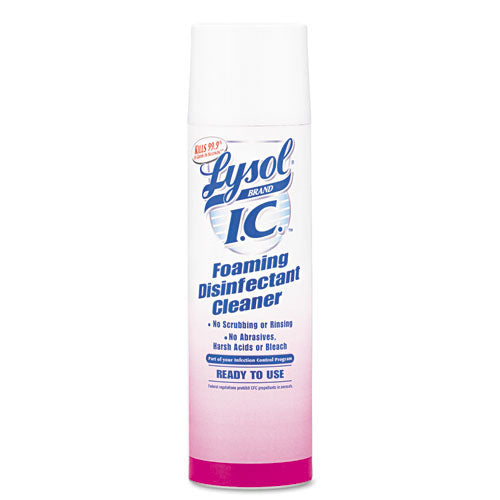 LYSOL® Brand I.C.™ Foaming Disinfectant Cleaner, 24 Oz Aerosol Spray, 12-carton freeshipping - TVN Wholesale