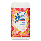 LYSOL® Brand Disinfecting Wipes, 7 X 7.25, Mango And Hibiscus, 80 Wipes-canister, 6 Canisters-carton freeshipping - TVN Wholesale