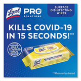 LYSOL® Brand Disinfecting Wipes Flatpacks, 6.69 X 7.87, Lemon And Lime Blossom, 80 Wipes-flat Pack freeshipping - TVN Wholesale