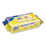 LYSOL® Brand Disinfecting Wipes Flatpacks, 6.69 X 7.87, Lemon And Lime Blossom, 80 Wipes-flat Pack freeshipping - TVN Wholesale