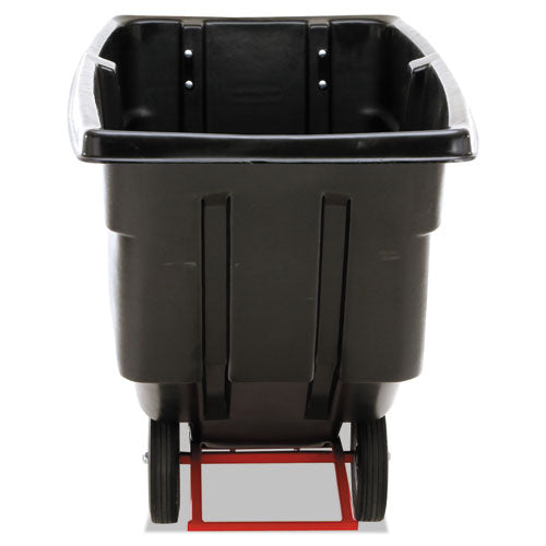 Rubbermaid® Commercial Rotomolded Tilt Truck, Rectangular, Plastic, 850 Lb Capacity, Black freeshipping - TVN Wholesale