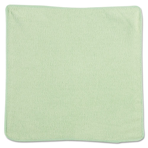 Rubbermaid® Commercial Microfiber Cleaning Cloths, 12 X 12, Green, 24-pack freeshipping - TVN Wholesale