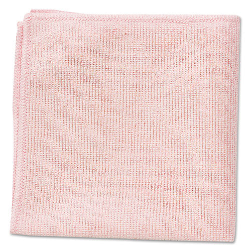 Rubbermaid® Commercial Microfiber Cleaning Cloths, 16 X 16, Pink, 24-pack freeshipping - TVN Wholesale