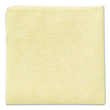 Rubbermaid® Commercial Microfiber Cleaning Cloths, 16 X 16, Yellow, 24-pack freeshipping - TVN Wholesale