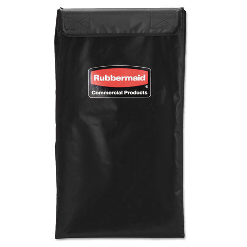Rubbermaid® Commercial Collapsible X-cart Replacement Bag, 4 Bushel, 220 Lbs, Vinyl, Black freeshipping - TVN Wholesale