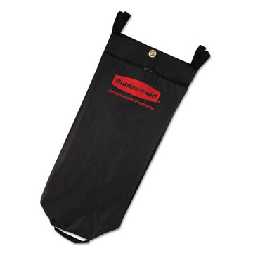 Rubbermaid® Commercial Fabric Cleaning Cart Bag, 26 Gal, 17.5" X 33", Black freeshipping - TVN Wholesale
