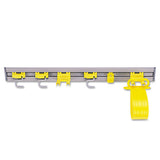 Rubbermaid® Commercial Closet Organizer-tool Holder, 34w X 3.25d X 4.25h, Gray freeshipping - TVN Wholesale