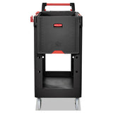 Rubbermaid® Commercial Heavy Duty Adaptable Utility Cart, 2 Shelves, 17.8w X 46.2d X 36h, Black freeshipping - TVN Wholesale