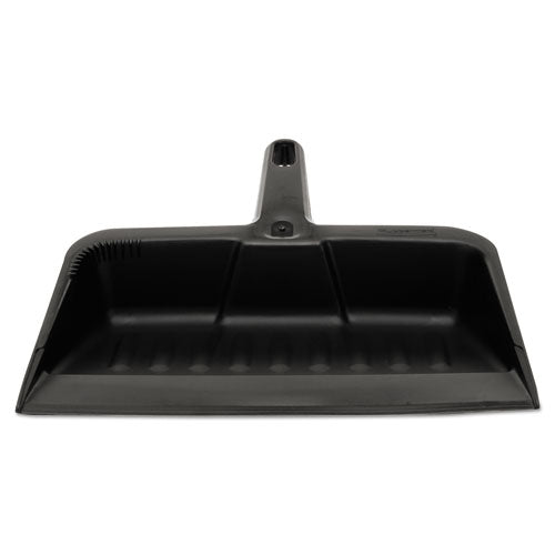 Rubbermaid® Commercial Heavy-duty Dustpan, 8.25 X 12.25 , Polypropylene, Charcoal freeshipping - TVN Wholesale