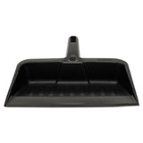 Rubbermaid® Commercial Heavy-duty Dustpan, 8.25 X 12.25 , Polypropylene, Charcoal freeshipping - TVN Wholesale