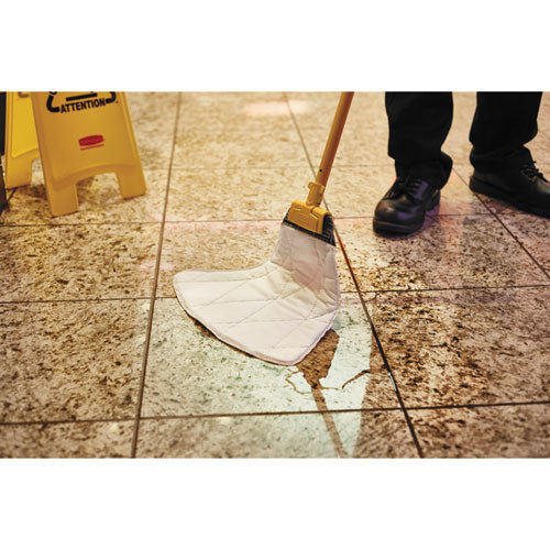 Rubbermaid® Commercial Spill Mop Pads, White, 10-box freeshipping - TVN Wholesale