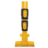 Rubbermaid® Commercial Collapsible Spill Mop Handle, Yellow, 22" To 47.5", 12-carton freeshipping - TVN Wholesale