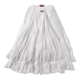 Rubbermaid® Commercial Disposable Mop, Nonwoven Fiber, #24, 1" Headband, White freeshipping - TVN Wholesale