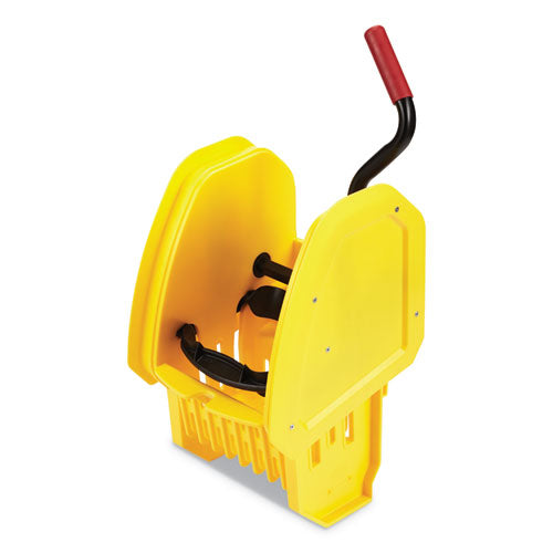 Rubbermaid® Commercial Wavebrake 2.0 Wringer, Down-press, Plastic, Yellow freeshipping - TVN Wholesale
