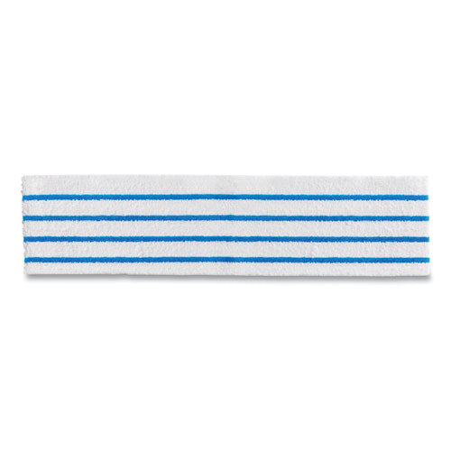 Rubbermaid® Commercial HYGEN™ Disposable Microfiber Pad, White-blue Stripes, 4.75 X 19, 50-pack, 3 Packs-carton freeshipping - TVN Wholesale
