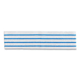 Rubbermaid® Commercial HYGEN™ Disposable Microfiber Pad, White-blue Stripes, 4.75 X 19, 50-pack, 3 Packs-carton freeshipping - TVN Wholesale