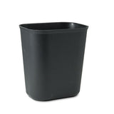 Rubbermaid® Commercial Fire-resistant Wastebasket, Rectangular, Fiberglass, 3.5 Gal, Black freeshipping - TVN Wholesale