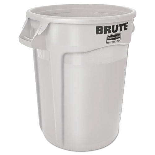 Rubbermaid® Commercial Round Brute Container, Plastic, 10 Gal, White freeshipping - TVN Wholesale