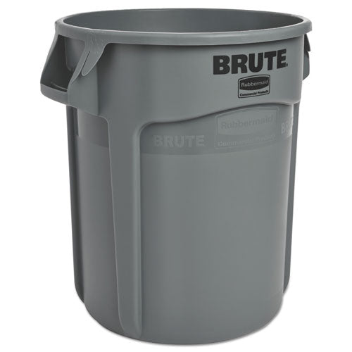 Rubbermaid® Commercial Round Brute Container, Plastic, 20 Gal, Gray freeshipping - TVN Wholesale