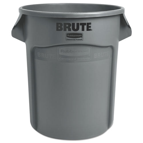 Rubbermaid® Commercial Round Brute Container, Plastic, 20 Gal, Gray freeshipping - TVN Wholesale