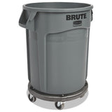 Rubbermaid® Commercial Round Brute Container, Plastic, 20 Gal, Gray freeshipping - TVN Wholesale