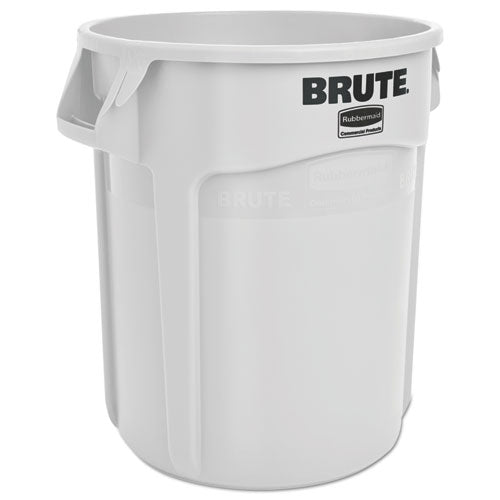 Rubbermaid® Commercial Round Brute Container, Plastic, 20 Gal, White freeshipping - TVN Wholesale
