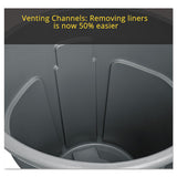 Rubbermaid® Commercial Round Brute Container, Plastic, 20 Gal, Yellow freeshipping - TVN Wholesale