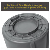 Rubbermaid® Commercial Round Brute Container, Plastic, 20 Gal, Yellow freeshipping - TVN Wholesale