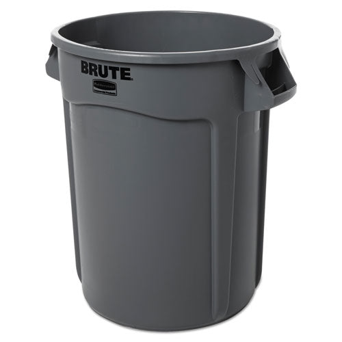 Rubbermaid® Commercial Round Brute Container, Plastic, 32 Gal, Gray freeshipping - TVN Wholesale