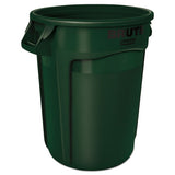 Rubbermaid® Commercial Round Brute Container, Plastic, 32 Gal, Dark Green freeshipping - TVN Wholesale