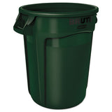 Rubbermaid® Commercial Round Brute Container, Plastic, 32 Gal, Dark Green freeshipping - TVN Wholesale